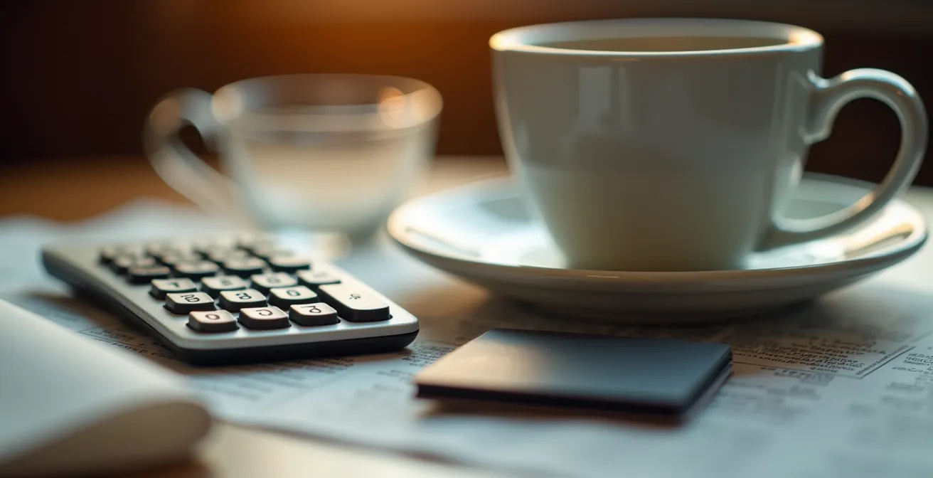 Calculatrice et reçus de restaurant pour calcul des RTI au Québec