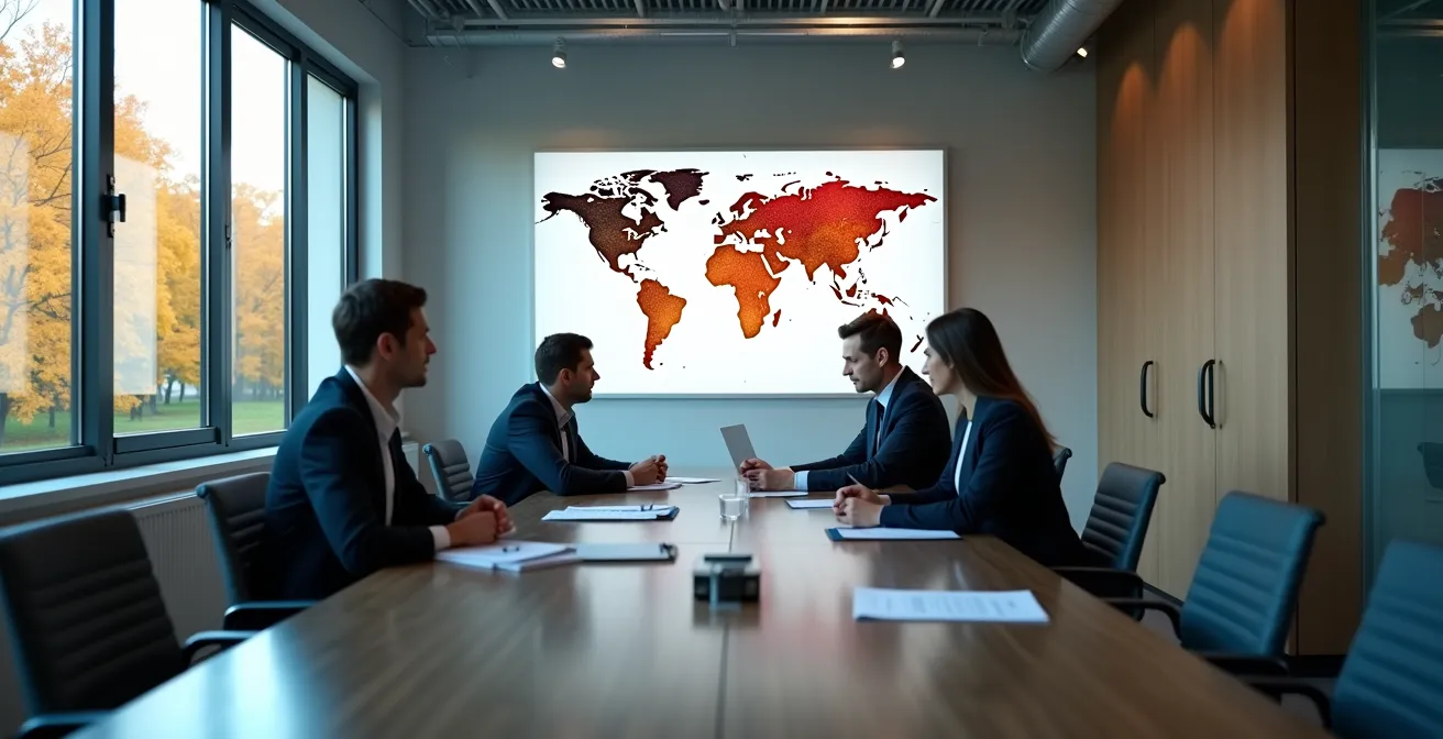 Analyse visuelle des risques liés au transfert de données dans le cloud avec carte géographique