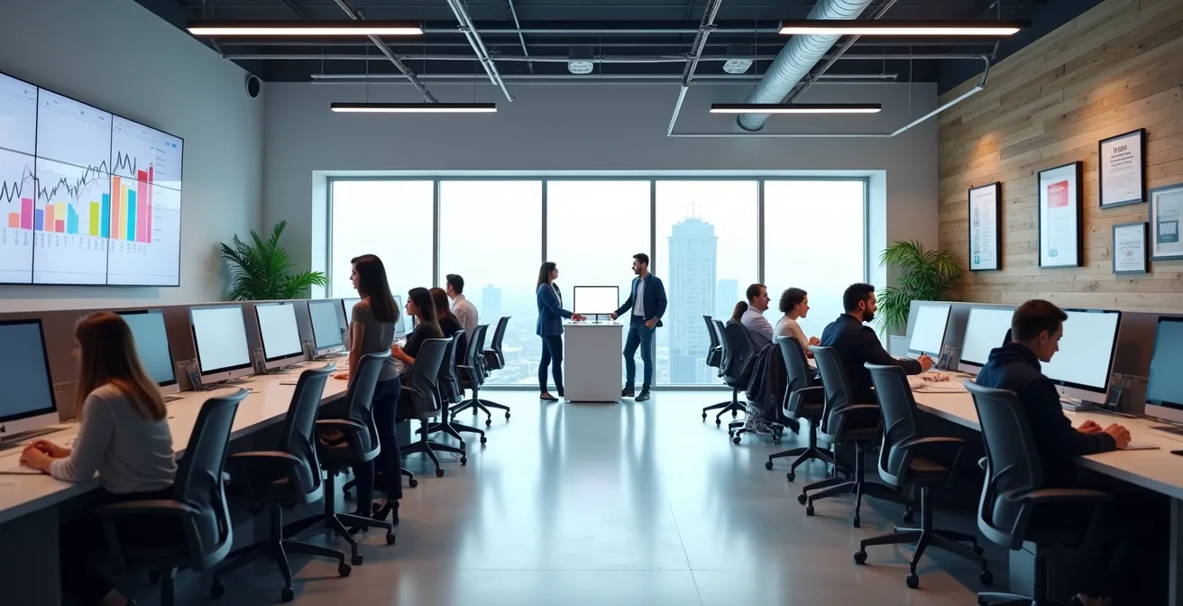 Visualisation d'un programme de fidélisation client B2B avec indicateurs de performance