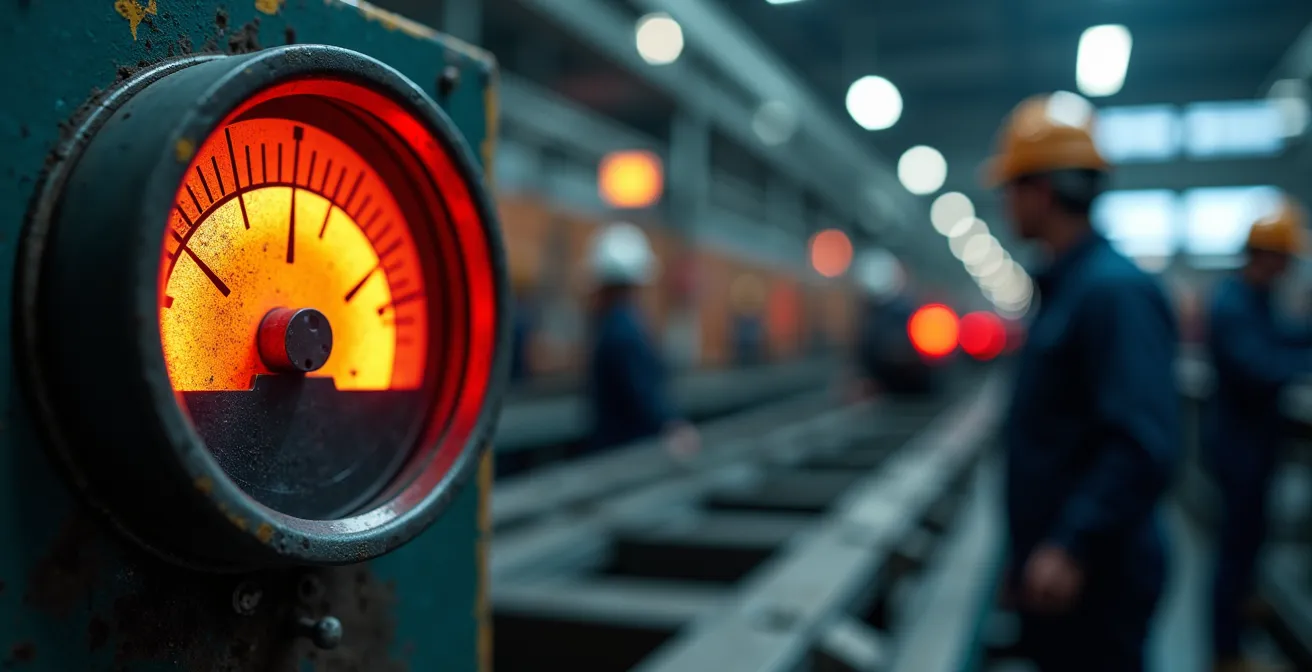 Représentation symbolique des indicateurs d'alerte nécessitant l'automatisation dans une usine